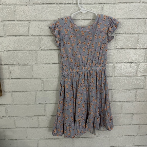 BAILEY LANE Stitch Fix Short Sleeve Flowered Ruffle Dress - Picture 7 of 9